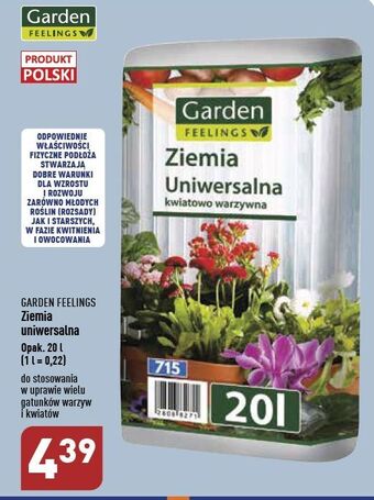 ALDI Ziemia kwiatowa uniwersalna garden feelings oferta
