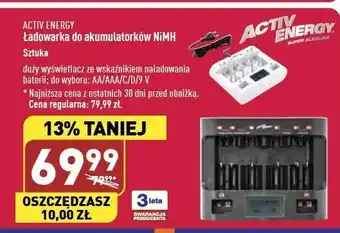 ALDI Ładowarka do akumulatora nimh activ energy oferta