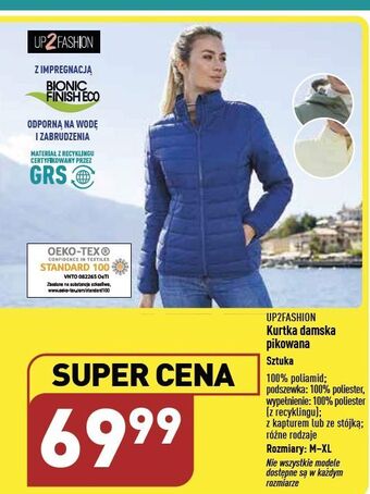 ALDI Kurtka pikowana m-xl up2fashion oferta