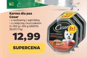 Netto Karma dla psa wołowina i wątróbka cesar (karma) oferta