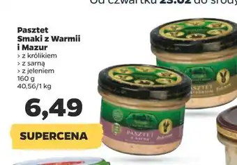 Netto Pasztet z sarną smaki z warmii i mazur oferta