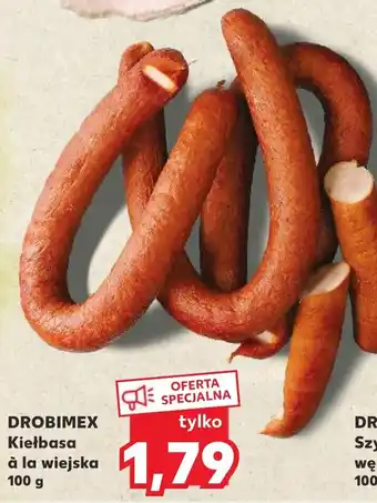 Kaufland Drobimex Kiełbasa a la wiejska 100g oferta