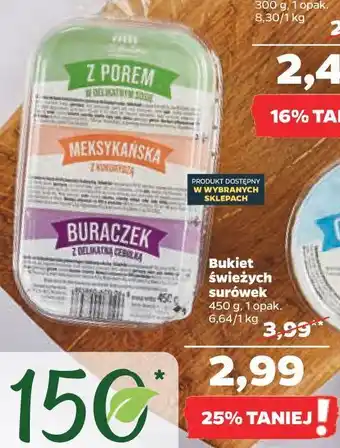 Świeży bukiet surówek porowa meksykańska buraczki grześkowiak