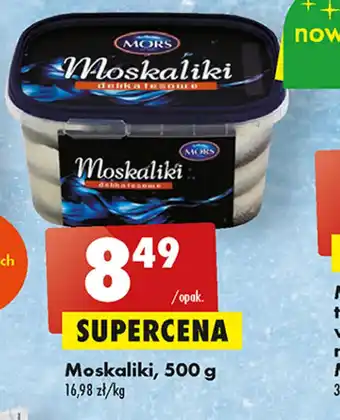 Biedronka Moskaliki 500g oferta
