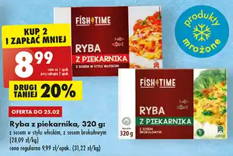 Biedronka Fish Time Ryba z piekarnika 320g oferta