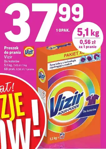 Intermarche Proszek do prania Vizir 5,1kg oferta