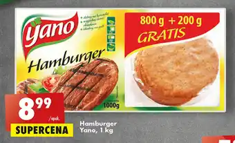 Biedronka Yano Hamburger 1kg oferta