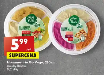 Biedronka Go Vege Hummus trio 210g oferta