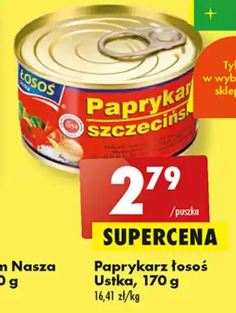 Biedronka Łosoś Ustka Paprykarz 170g oferta