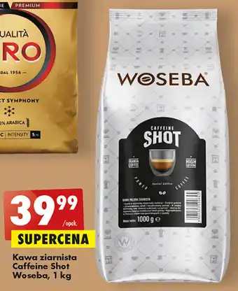 Biedronka Woseba Kawa ziarnista Caffeine Shot 1kg oferta