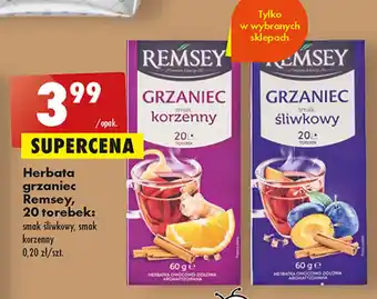 Biedronka Ramsey Herbata grzaniec 20 torebek oferta