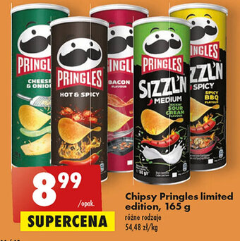Biedronka Pringles limited edition Chipsy 165g oferta