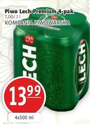 Prim Market Lech premium piwo jasne 4 x 500 ml oferta