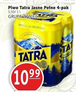Prim Market Tatra piwo jasne pełne 4 x 500 ml oferta