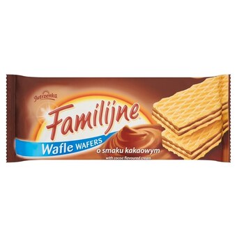 Społem Familijne wafle o smaku kakaowym 180 g oferta