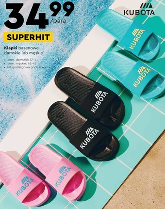 Biedronka Klapki kubota oferta