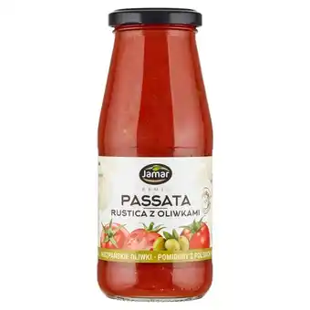 Społem Jamar premium passata rustica z oliwkami 420 g oferta