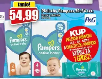 Topaz Pampers Pieluchy Pampers 32-54 szt. oferta