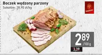 Stokrotka Market Sokołów Boczek wędzony parzony 100 g oferta