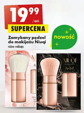 Biedronka Niuqi Zamykany pędzel do makijażu oferta
