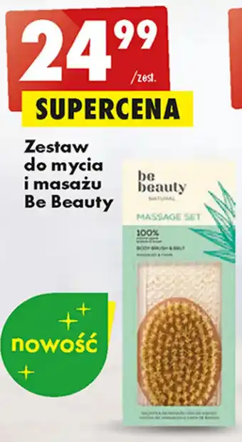 Biedronka Be Beauty Zestaw do mycia i masażu oferta