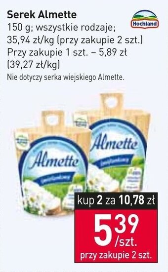 Stokrotka Market Hochland Serek Almette 150 g oferta