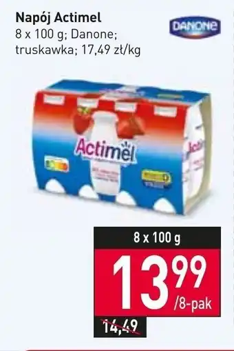 Stokrotka Market Danone Napój Actimel 8 x 100 g oferta