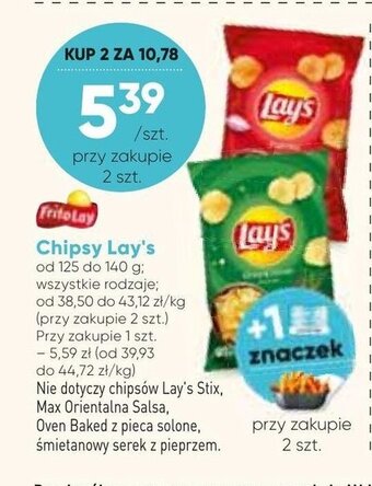 Stokrotka Market Frito Lay Chipsy Lay's 125-140 g oferta