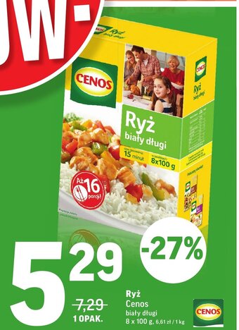 Intermarche Ryż Cenos biały długi 8x100g oferta