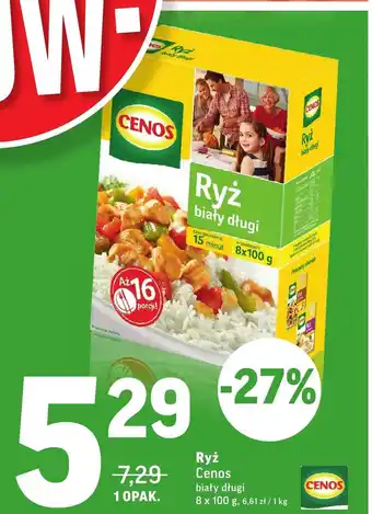 Intermarche Ryż Cenos biały długi 8x100g oferta