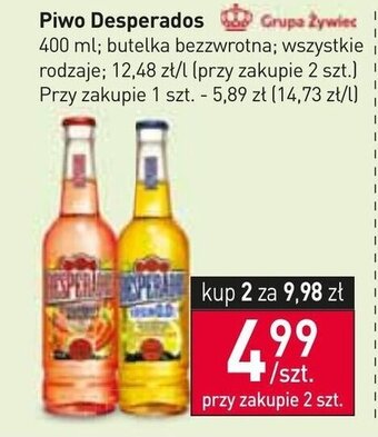Stokrotka Market Grupa Żywiec Piwo Desperados 400 ml oferta