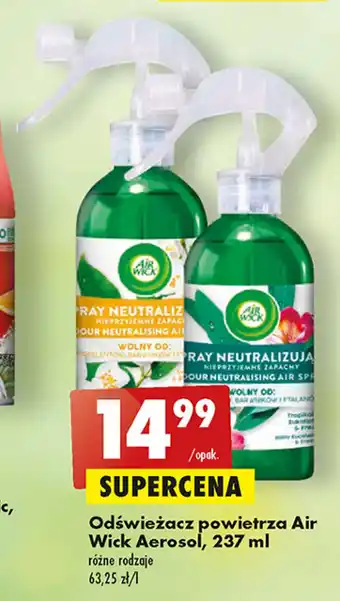 Biedronka Air Wick Aerosol Odświeżacz powietrza 237ml oferta