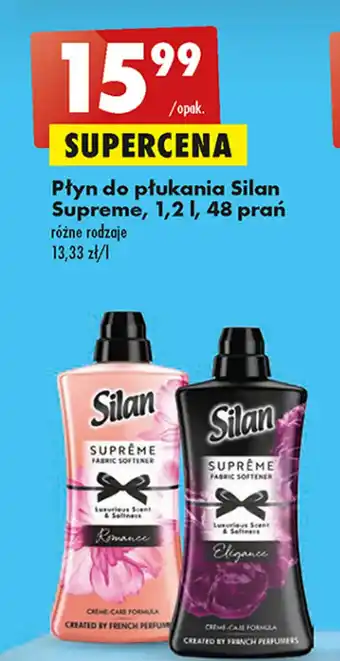 Biedronka Henkel Płyn do płukania Silan Supreme 1,2l oferta