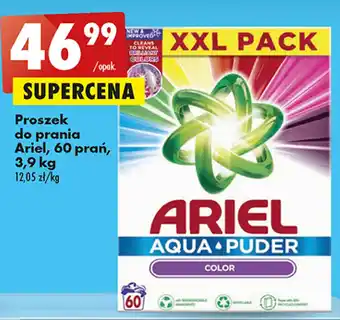 Biedronka Ariel Proszek do prania 3,9kg oferta