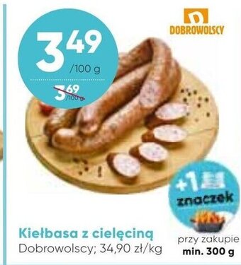 Stokrotka Market Dobrowolscy Kiełbasa z cielęciną 100 g oferta