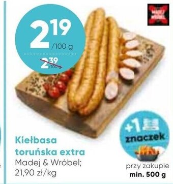 Stokrotka Market Madej & Wróbel Kiełbasa toruńska extra 100 g oferta