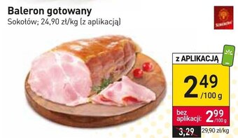 Stokrotka Market Sokołów Baleron gotowany 100 g oferta