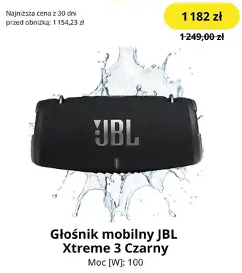 Media Expert JBL Głośnik mobilny Xtreme 3 oferta