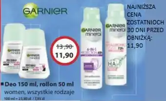 Garnier deo 150ml rollon 50ml