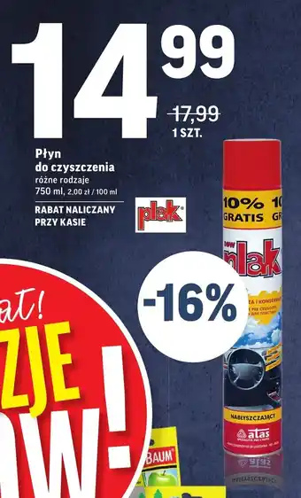 Intermarche Płyn do czyszczenia Plak 750ml oferta