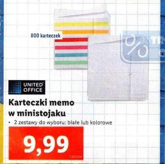 Karteczki memo w ministojaku