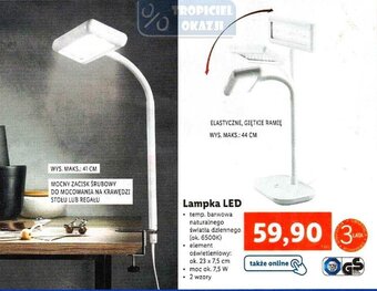 Lidl Lampka LED oferta