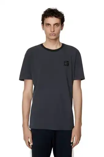 Diesel T-shirt with tonal dsl patch oferta