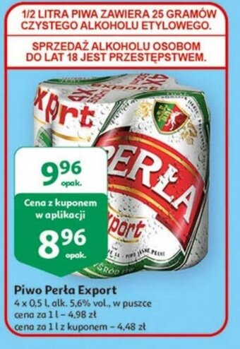 Auchan Piwo Perła Export 4x500ml oferta