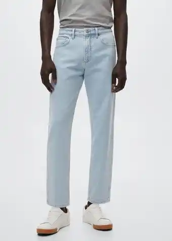 MANGO Dżinsy ben tapered cropped oferta