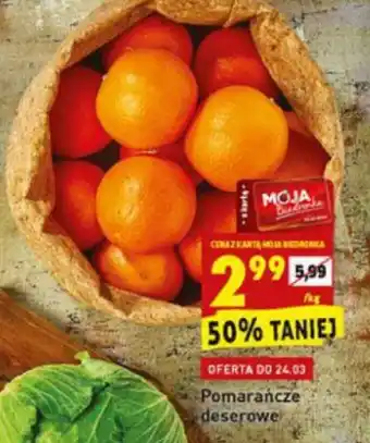 Biedronka Pomarańcze deserowe kg oferta