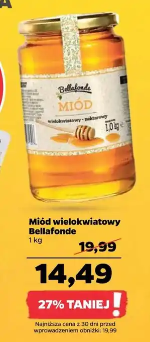 Netto Bellafonde Miód wielokwiatowy 1kg oferta