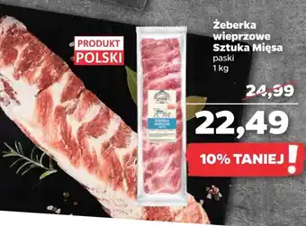 Netto Sztuka Mięsa Żeberka wieprzowe 1kg oferta