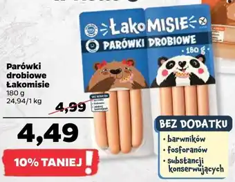 Netto Łakomisie Parówki drobiowe 180g oferta