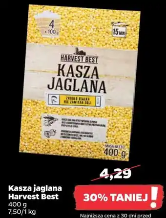 Netto Harvest Best Kasza jaglana 400g oferta